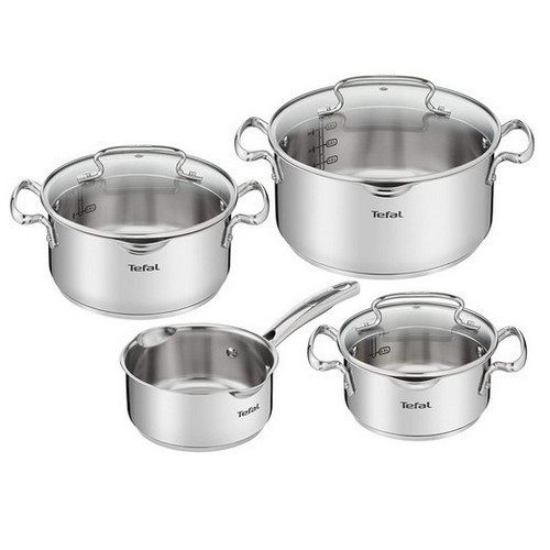BATERIA CALDEROS TEFAL SET DUETTO 4PIEZAS G719S734